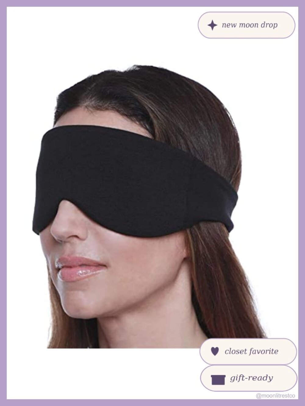 Tencel Sleep Mask Eye Mask for Sleeping Light Blocking Breathable USA Made